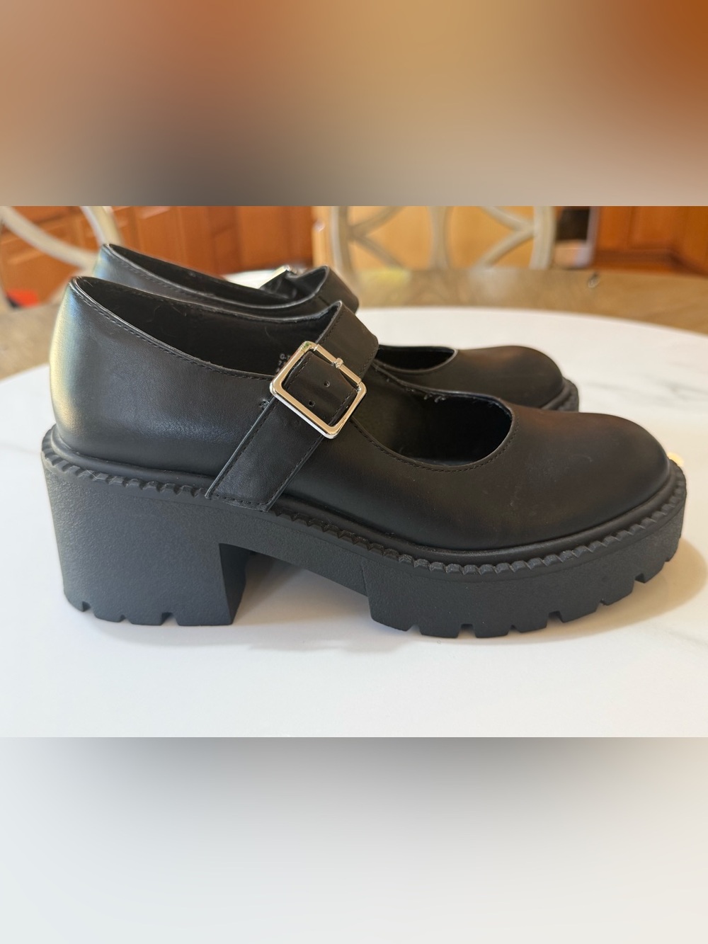 Madden Girl Mary Jane Chunky Heel Shoes - Size 7.5